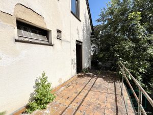 Balkon im Erdgeschoss