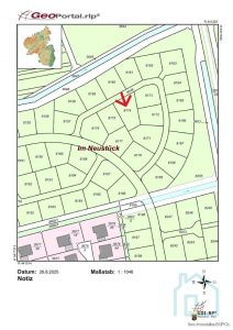 Lageplan Flurstück 8174