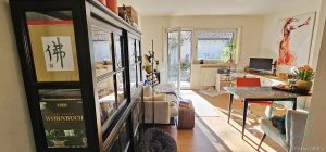 schöner Blick in den Garten