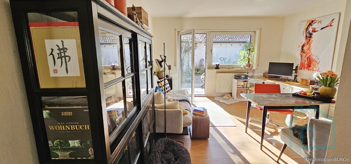 schöner Blick in den Garten