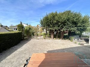 Blick vom Schlafzimmer in den Garten