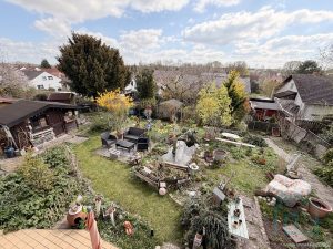 Garten von oben