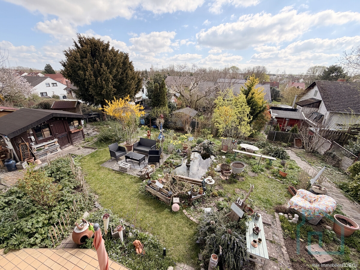 Garten von oben