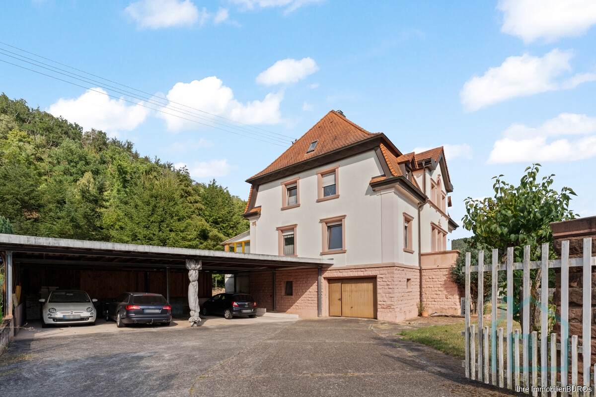 Hof mit Carport