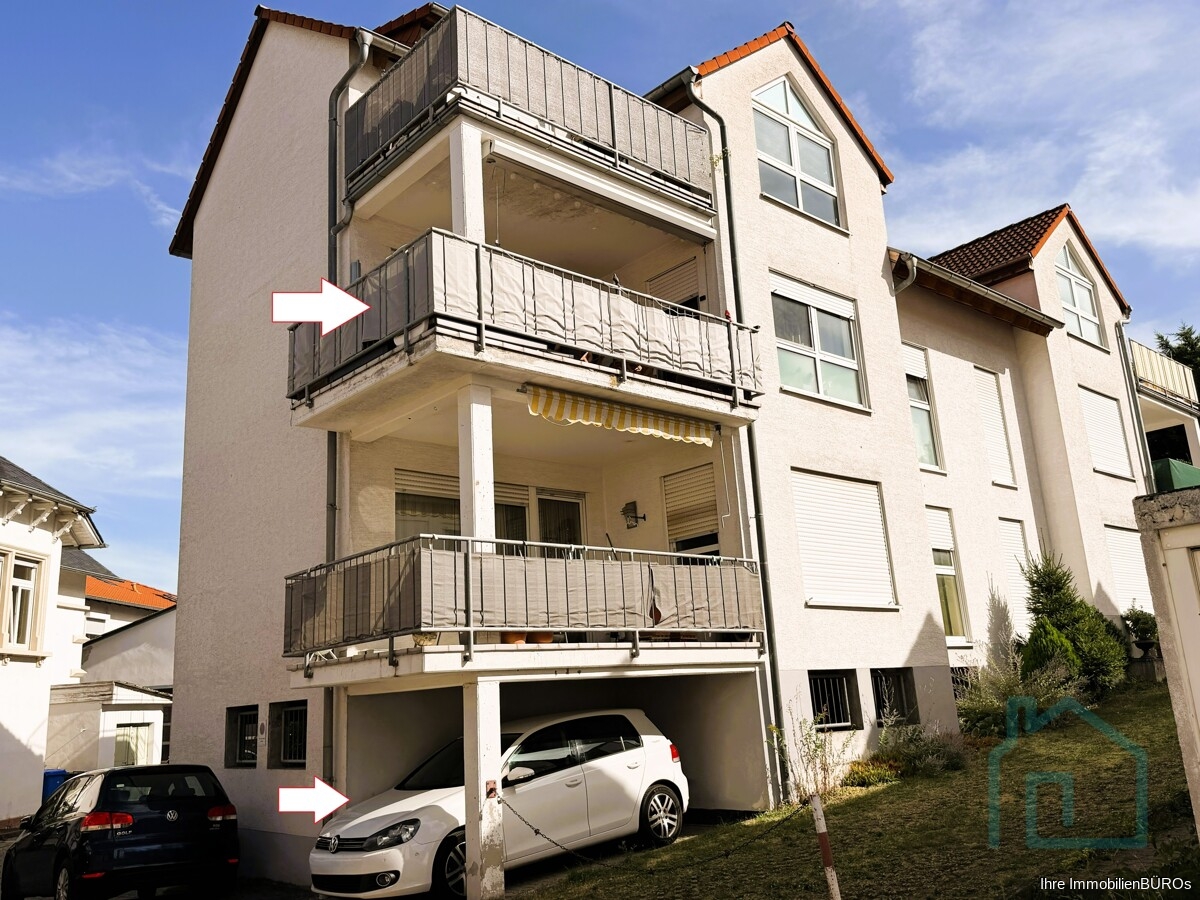Hausansicht Balkon